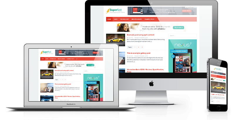 Superfast - WordPress Theme