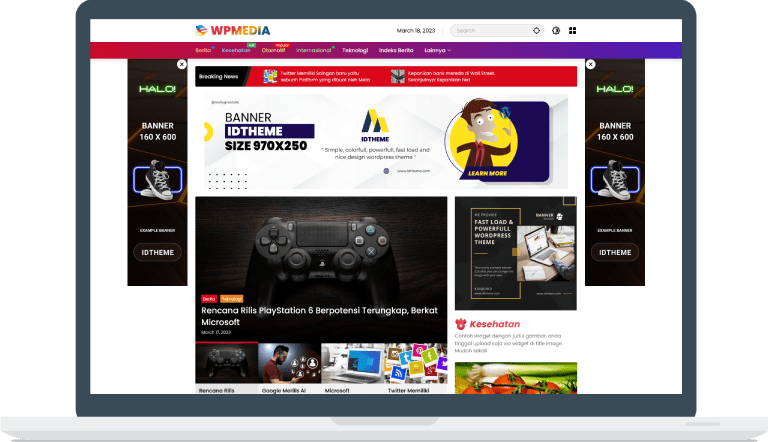 WPMedia - WordPress Themes