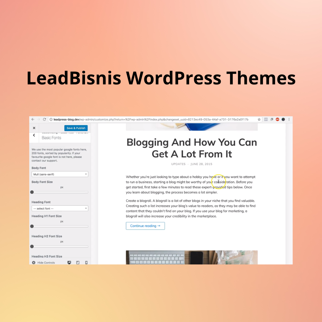 LeadBisnis - WordPress Themes