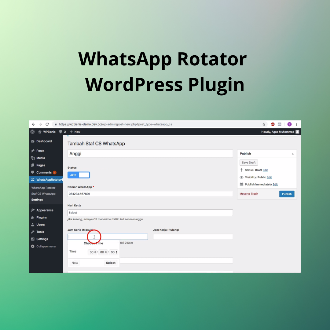 WhatsApp Rotator WordPress Plugin