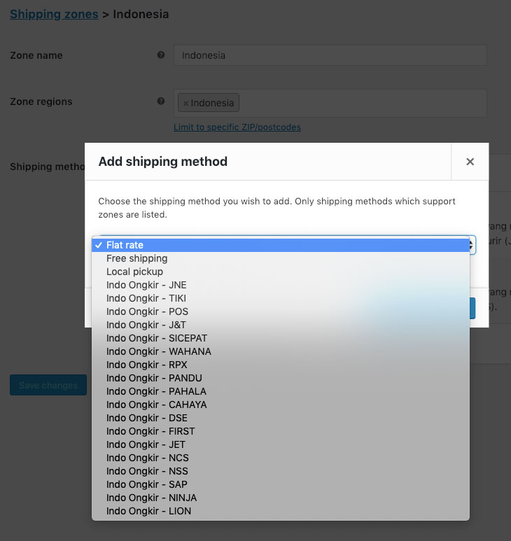 WooCommerce Indo Ongkir WordPress Plugin