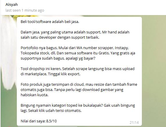 MDSID Mr Hands Dropship - Tools Reupload produk ke 7 Marketplace