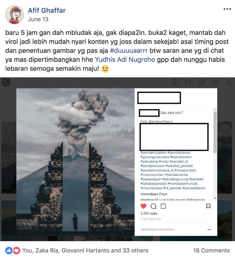 Virol - Tools instagram untuk riset konten