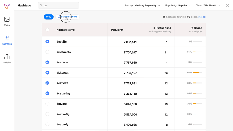 Virol - Tools instagram untuk riset konten