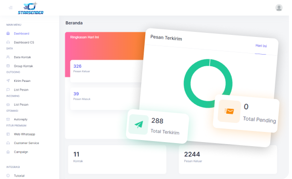 Starsender - WhatsApp Marketing Tools dan API Notification