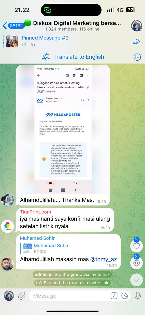 Kelas Website Gratis Domain dan Hosting Premium dari Niagahoster
