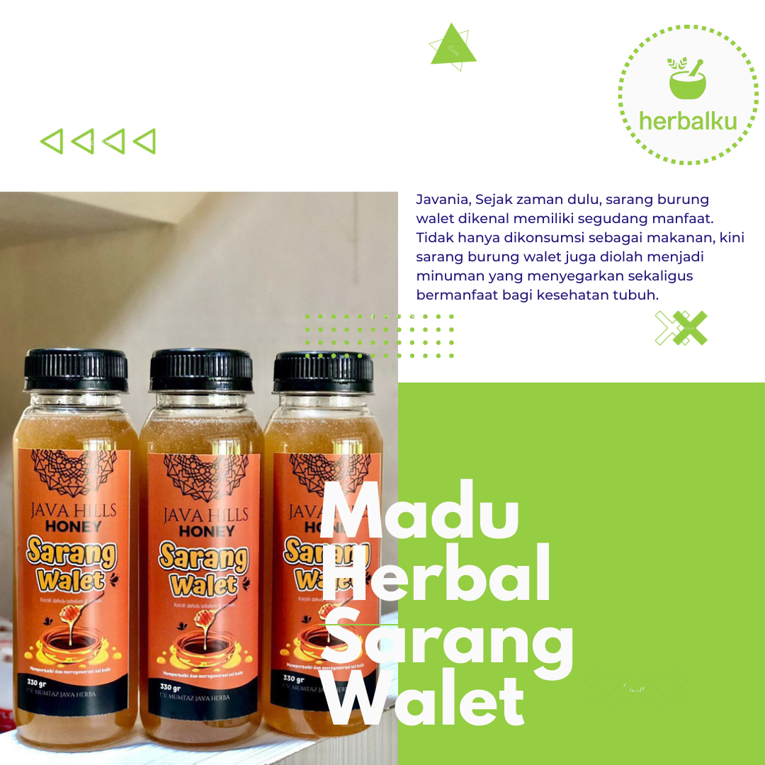 Madu Sarang Walet Herbal 330 Gram