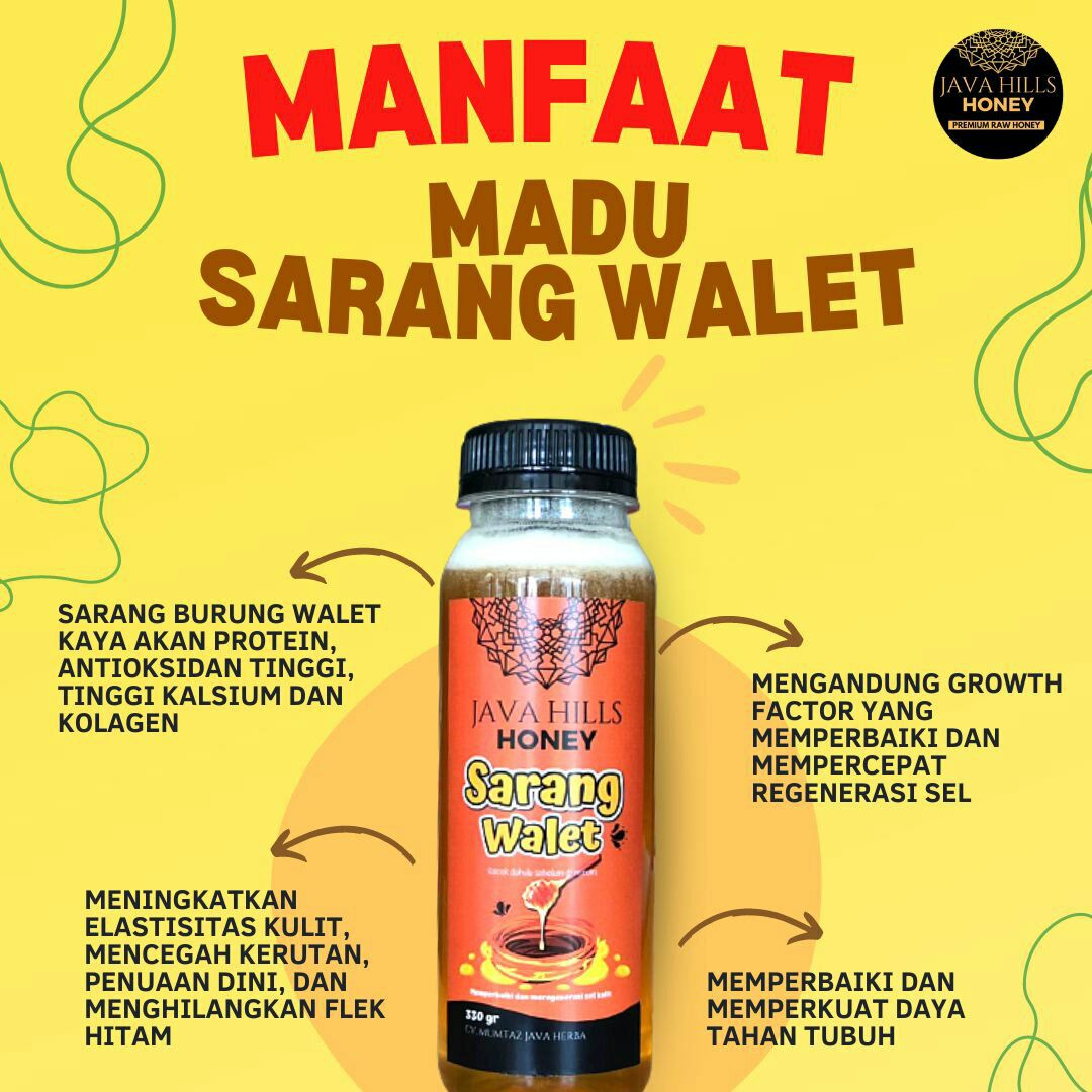 Madu Sarang Walet Herbal 330 Gram