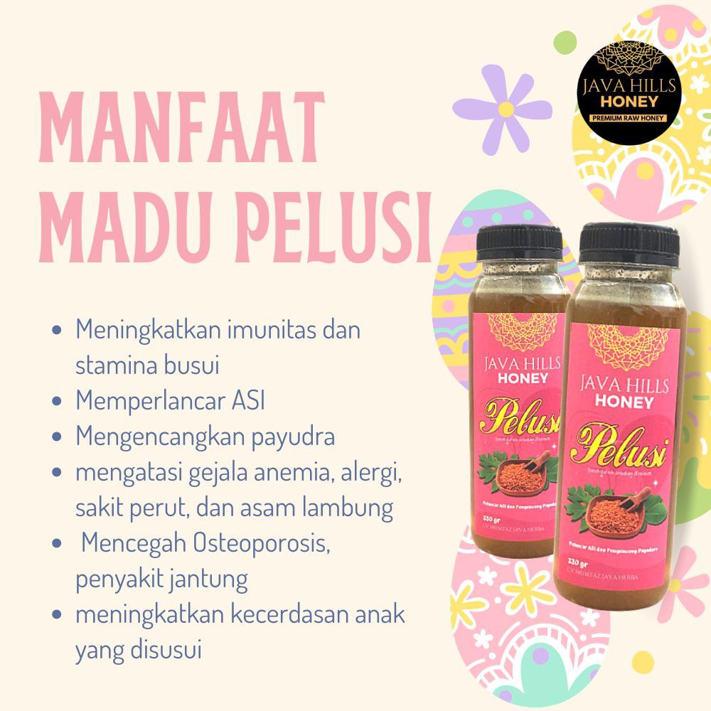 Madu Pelusi Herbal 330 Gram