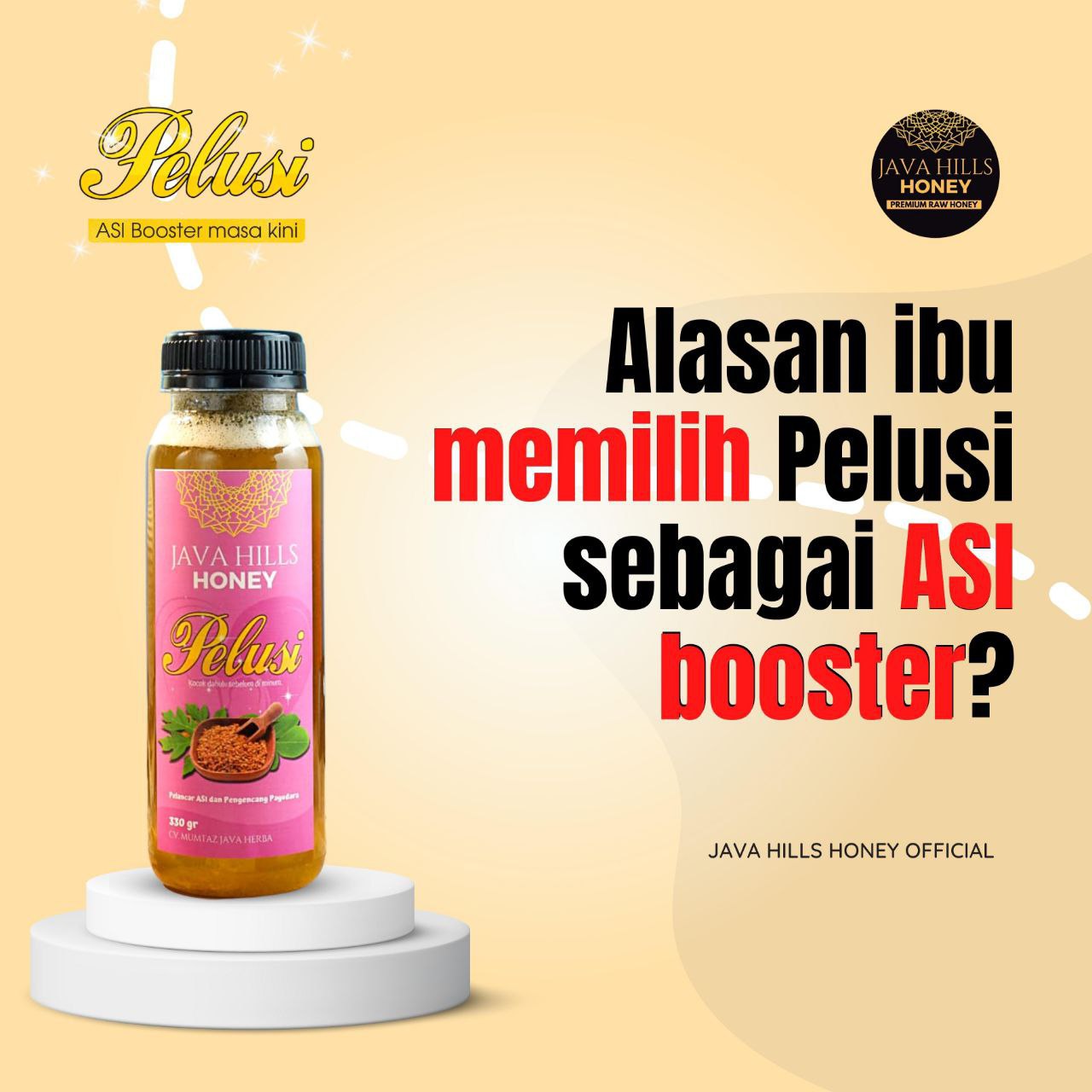 Madu Pelusi Herbal 330 Gram