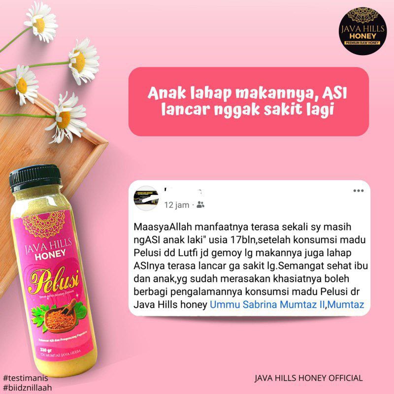 Madu Pelusi Herbal 330 Gram