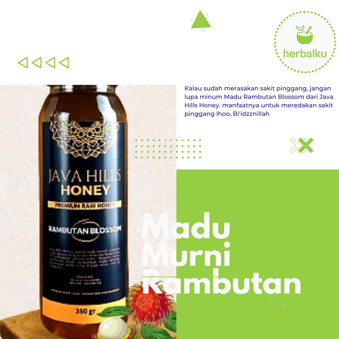 Madu Rambutan Murni 350 Gram