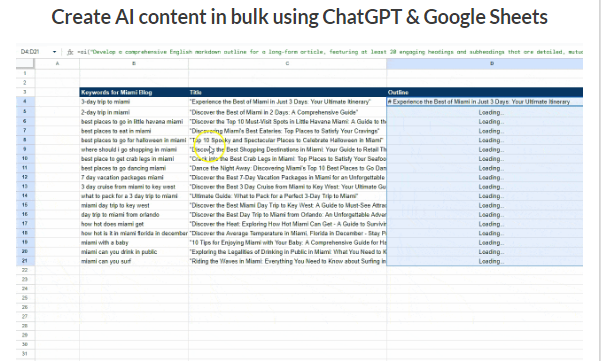 SheetGPT Lifetime Deal : ChatGPT + Google Sheets Integration