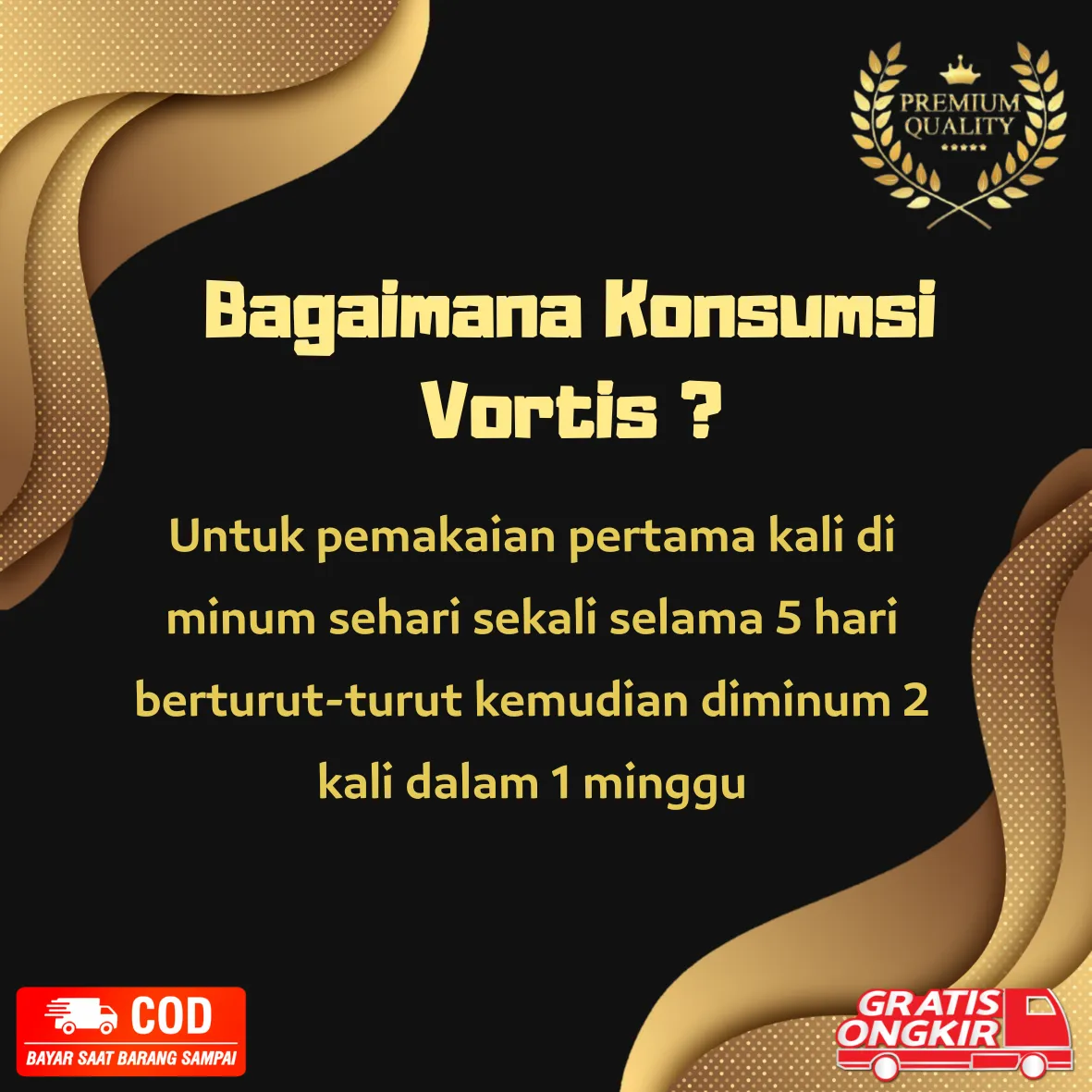 BAGAIMANA CARA KONSUMSI VORTIS HERBAL ?
