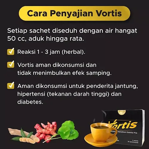 BAGAIMANA CARA KONSUMSI VORTIS HERBAL ?