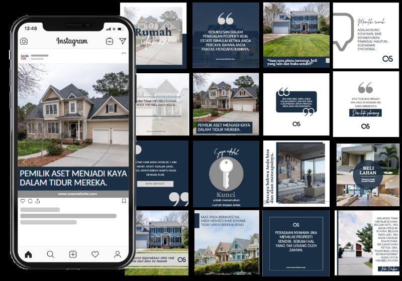 [Upgrade Versi Bahasa Indonesia] 1.000+ Template Properti & Real Estate Siap-Pakai untuk Agen Properti
