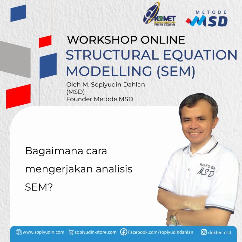 Structural Equation Modeling (SEM) by MSD