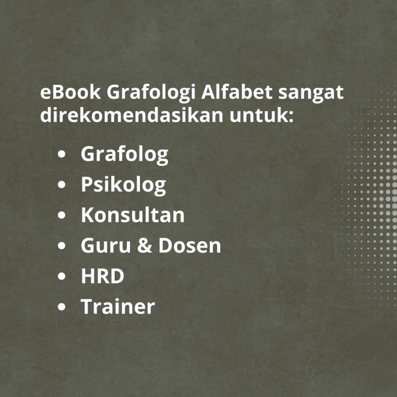 eBook: Grafologi Alfabet
