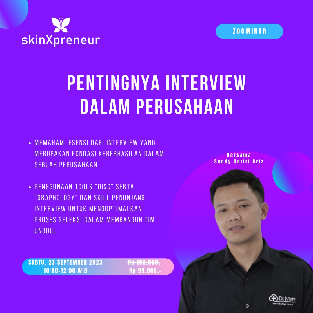 Webinar Khusus: Pentingnya Interview dalam Perusahaan