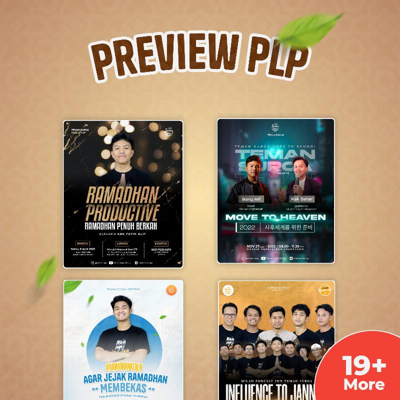 Pake Template PLP Special Poster Acara Vol.1
