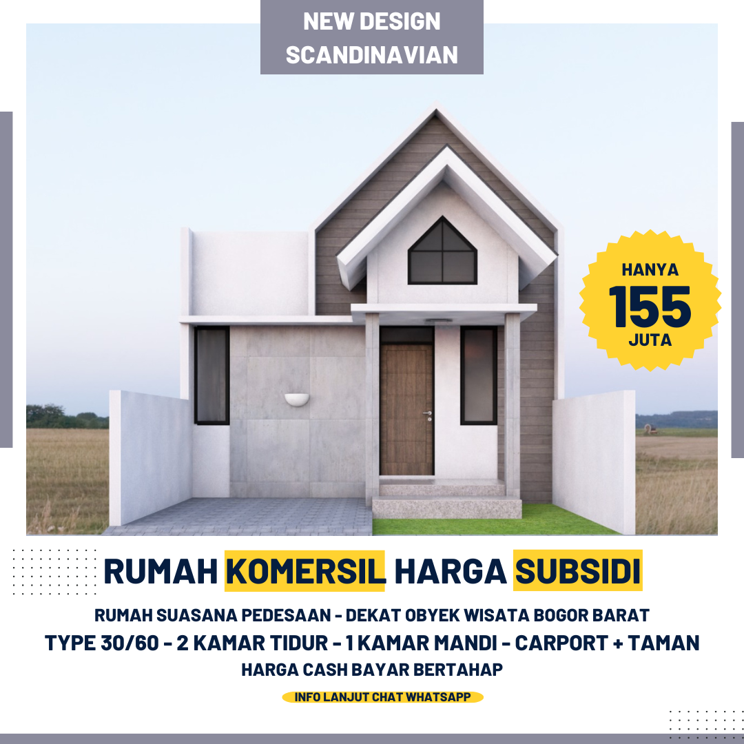 Rumah Syariah Murah 100 Jt-an di Ciampea Bogor