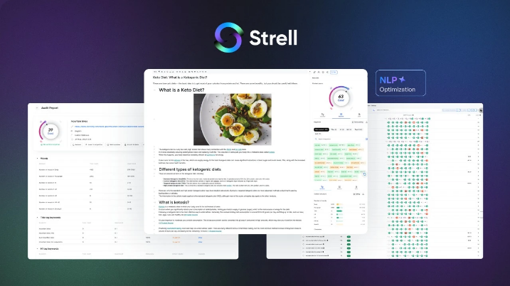 Strell Lifetime deal Content research and optimization infrastructure for organic growth