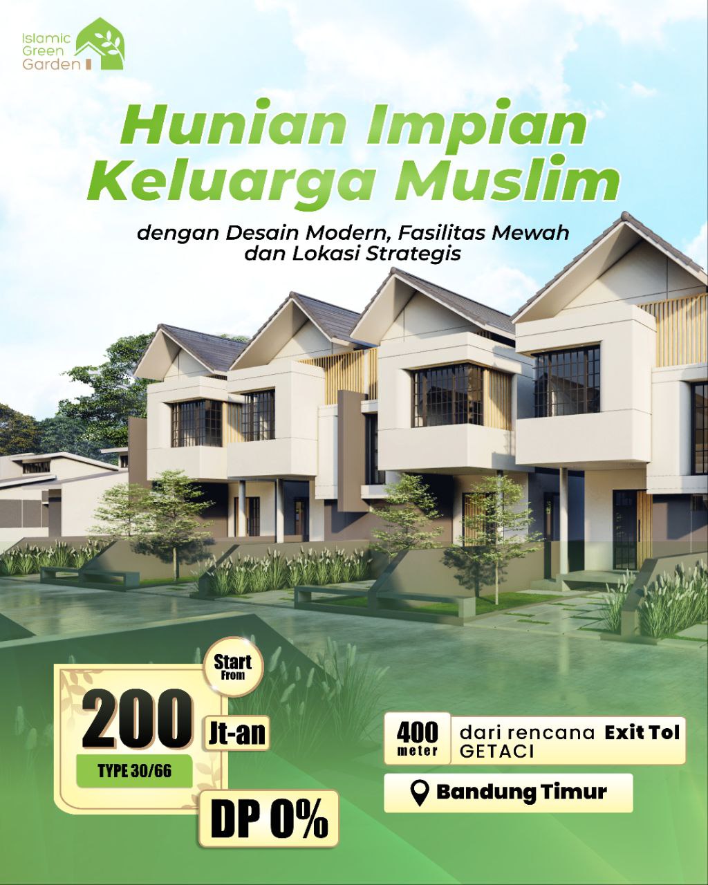 Islamic Green Garden - Perumahan Islami di Nagreg Bandung