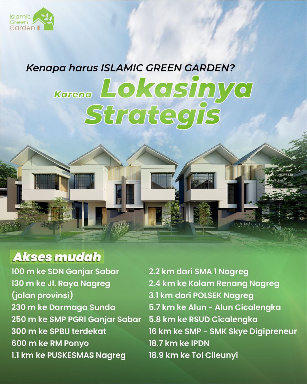 Islamic Green Garden - Perumahan Islami di Nagreg Bandung