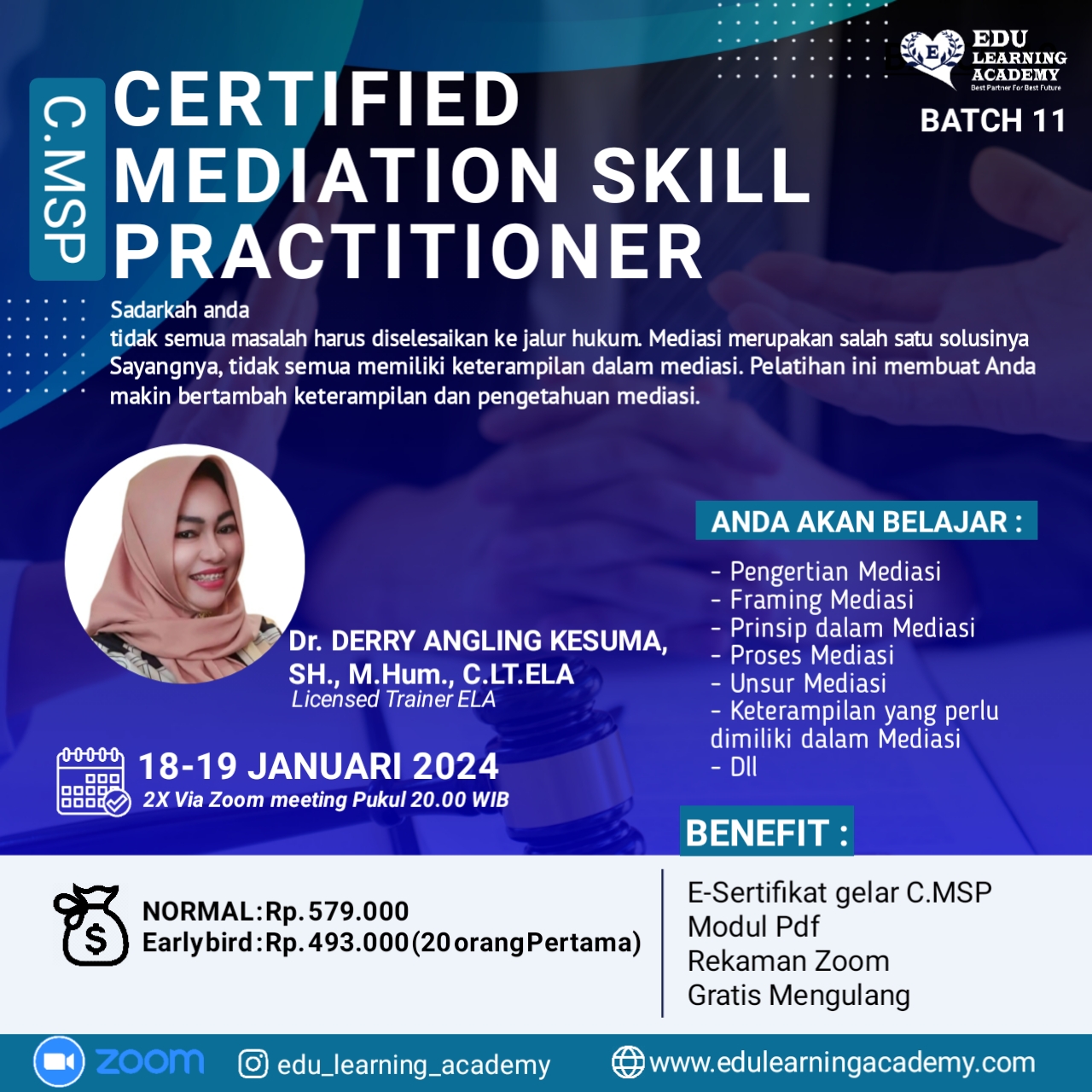 Certified Mediation Skill Practitioner