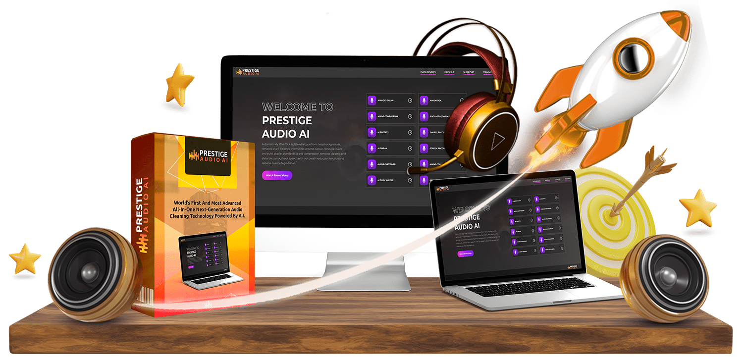 Prestige AUDIO AI | The World’s First And Most Advanced All-In-One Next-Generation Audio Cleaning Technology Powered By A.I.!