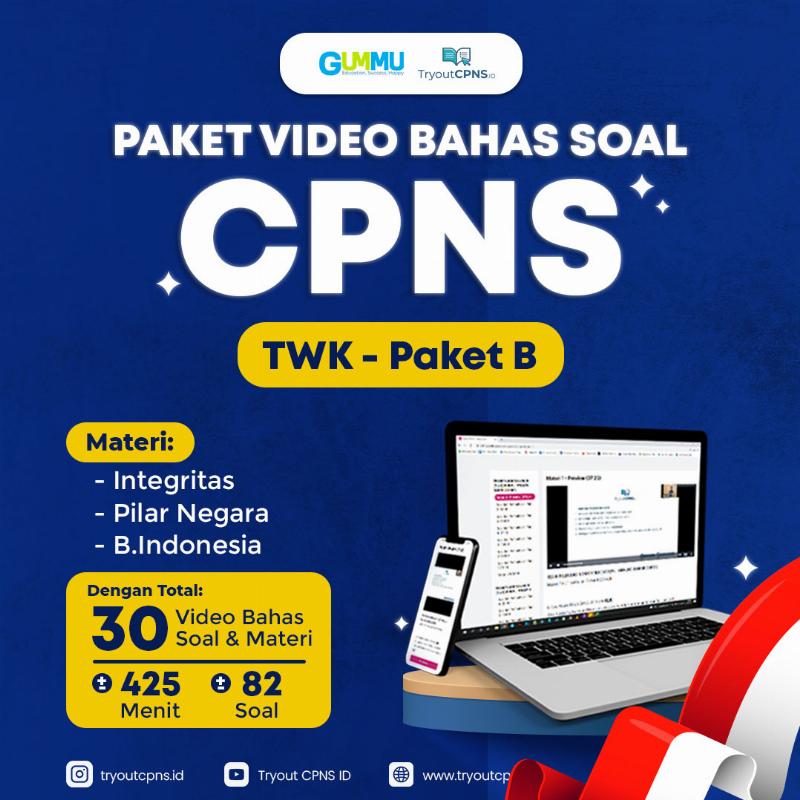 PAKET VIDEO BAHAS SOAL CPNS - TWK B