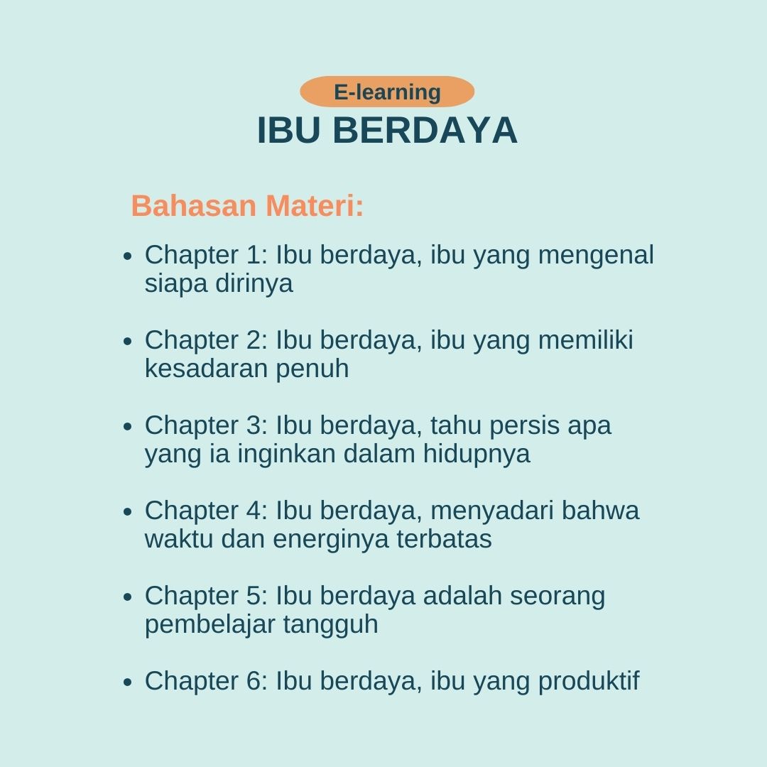 E-learning Ibu Berdaya