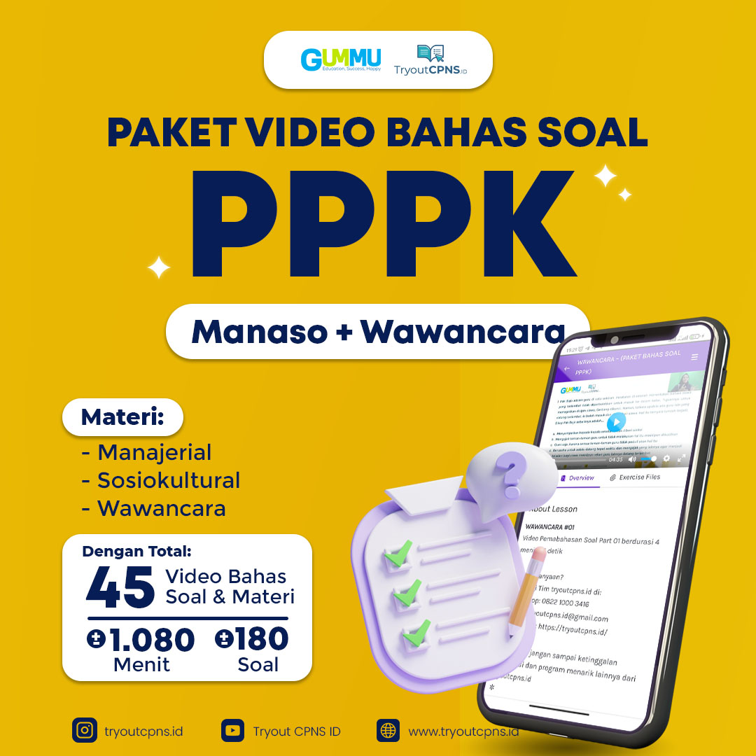 PAKET VIDEO PPPK (Manaso & Wawancara)