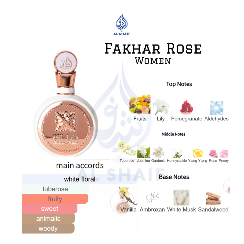 Fakhar Rose Women by Lattafa