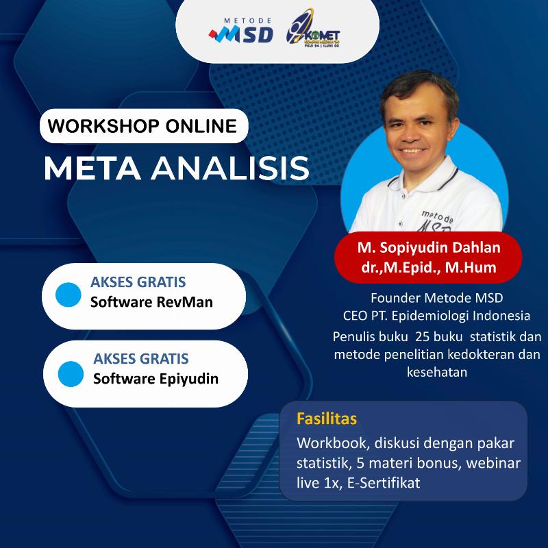 Workshop Meta-Analisis Sopiyudin Dahlan