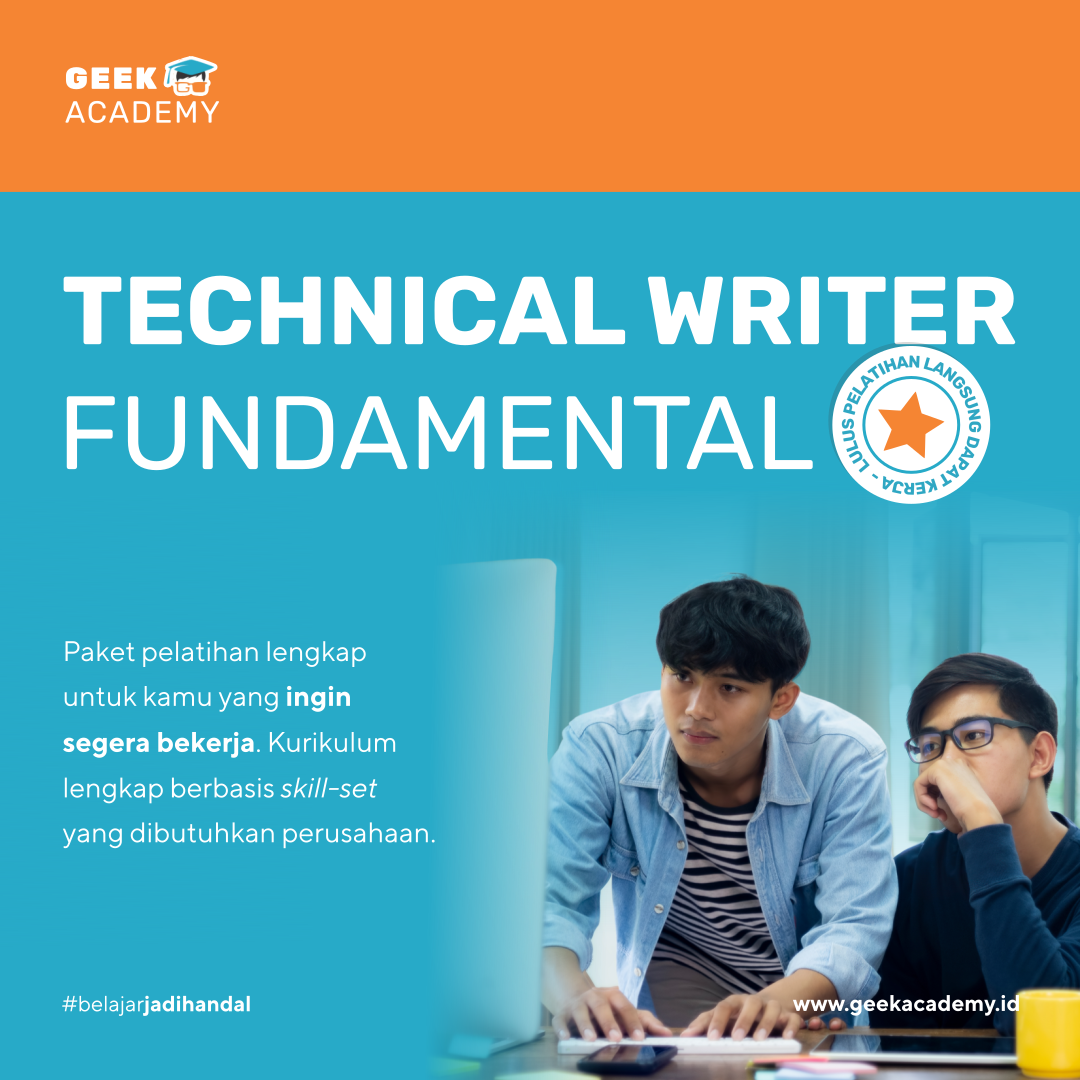 Training Technical Writer Fundamental (Lulus Langsung Kerja!)