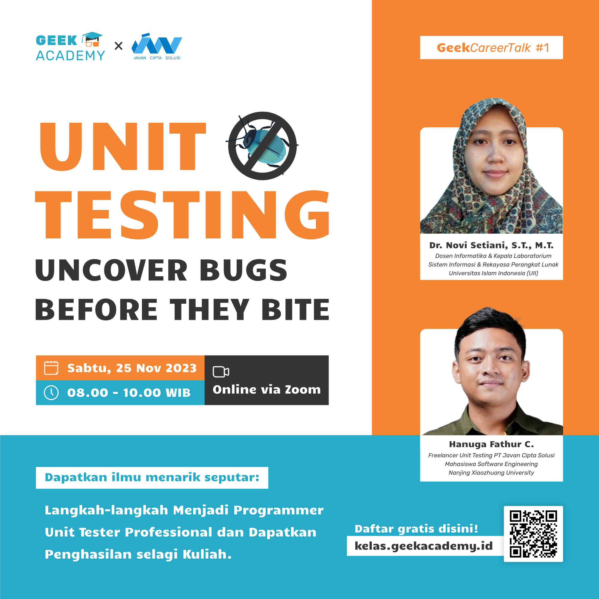 Webinar Unit Testing: Uncover Bugs Before They Bite 