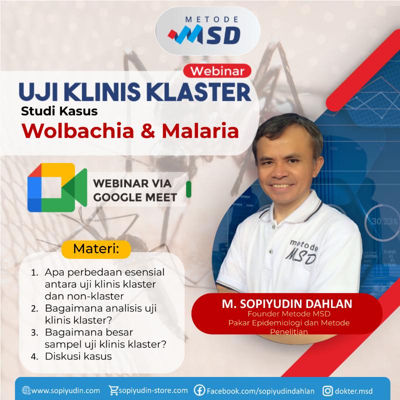 Webinar Uji Klinis Klaster: Studi Kasus Wolbachia dan Malaria