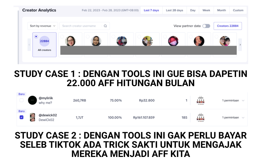 1 MILYAR DARI TIKTOK CUMA PAKAI TOOLS INI !