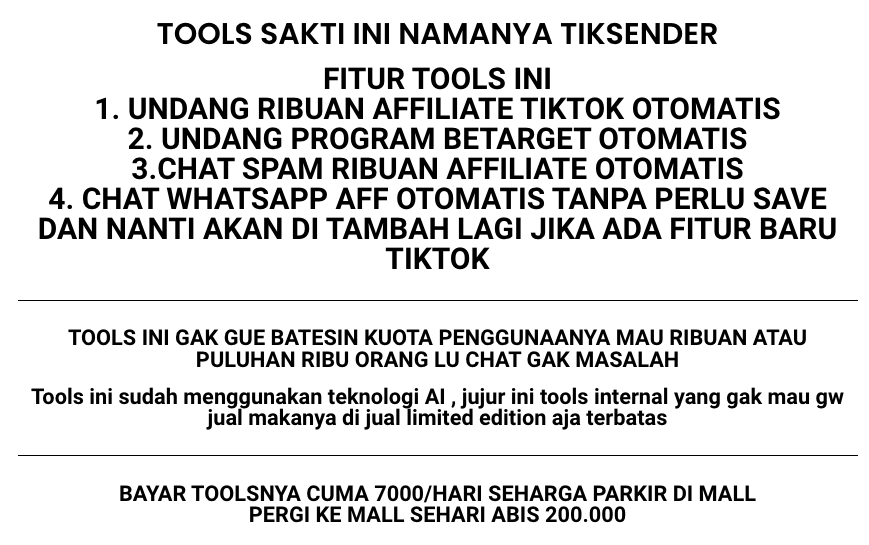 1 MILYAR DARI TIKTOK CUMA PAKAI TOOLS INI !