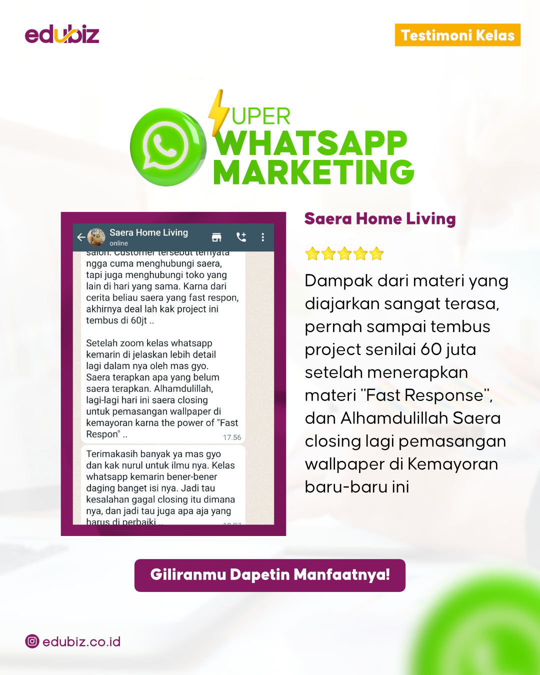 SUPER WHATSAPP MARKETING - Cara Cerdas Melejitkan Penjualan Di WhatsApp Dengan AI