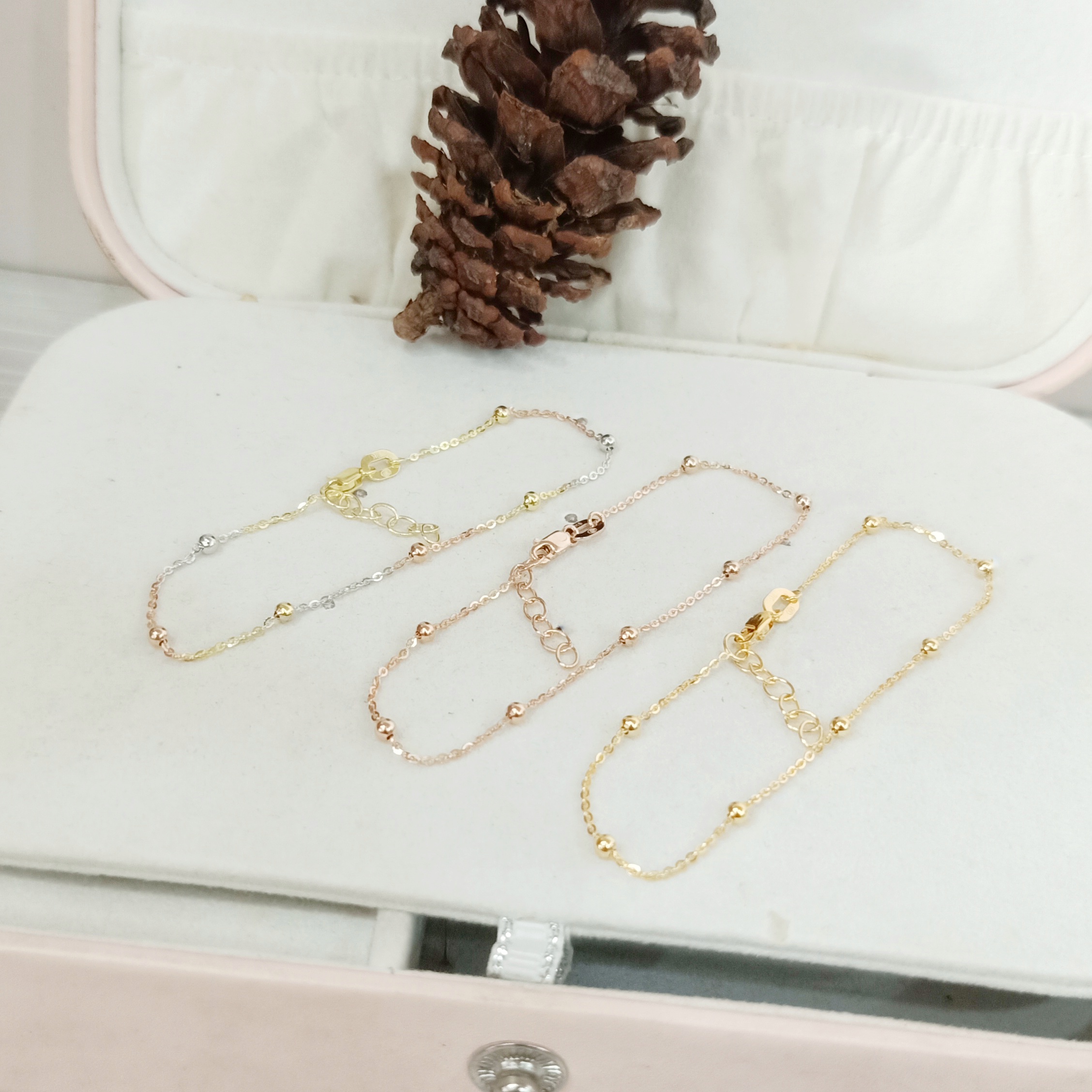 Gelang Jedar Kombinasi Kadar 8 Karat
