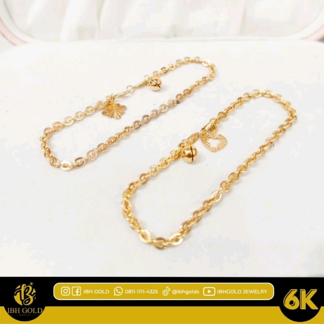 Gelang Rantai Tifani Dewasa Kadar 6 Karat