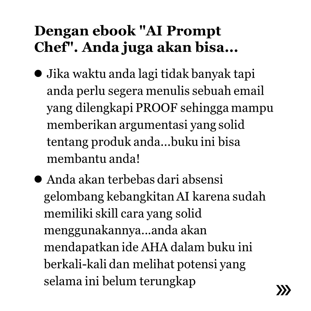 Ebook AI Prompt Chef