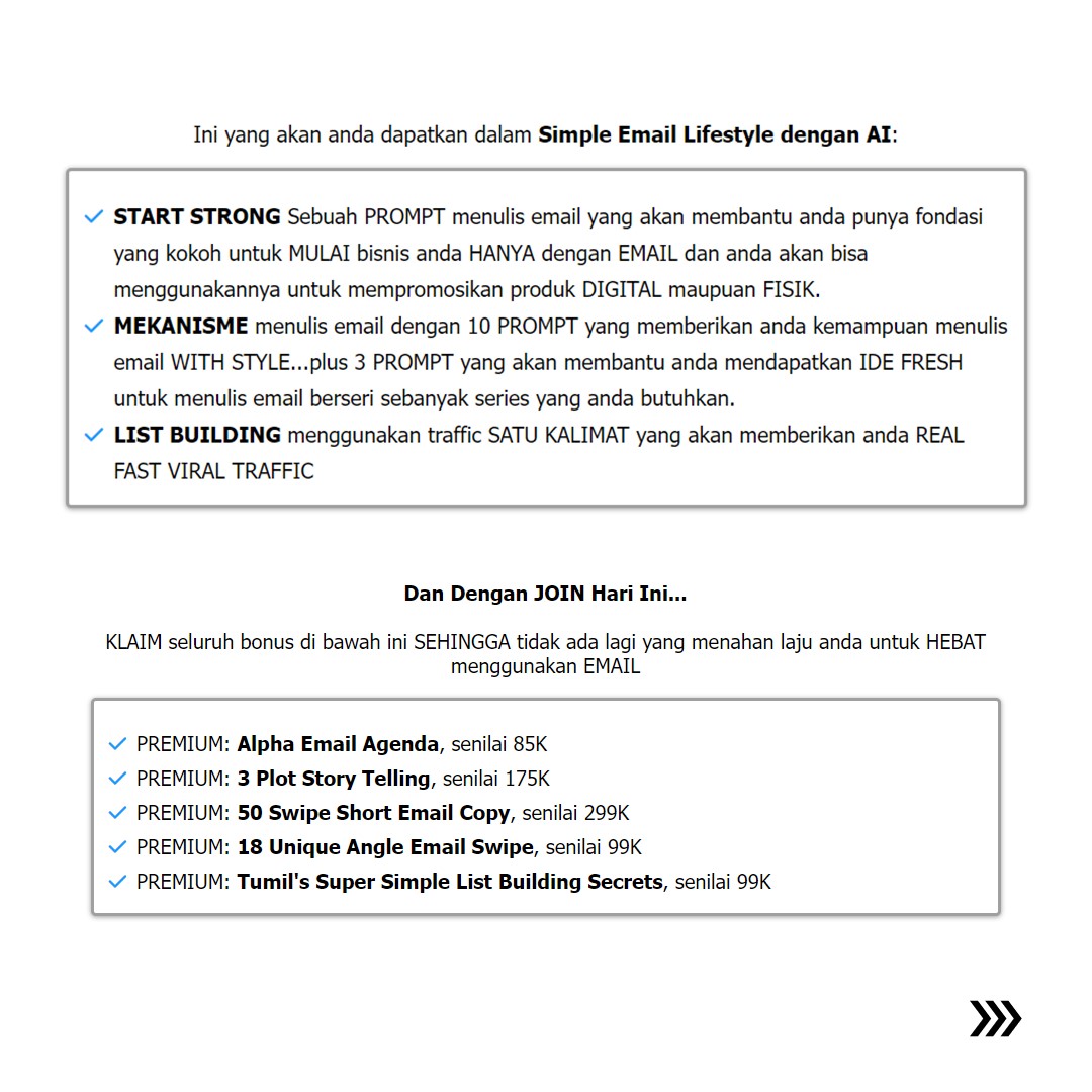 EMAIL LIFESTYLE dengan AI