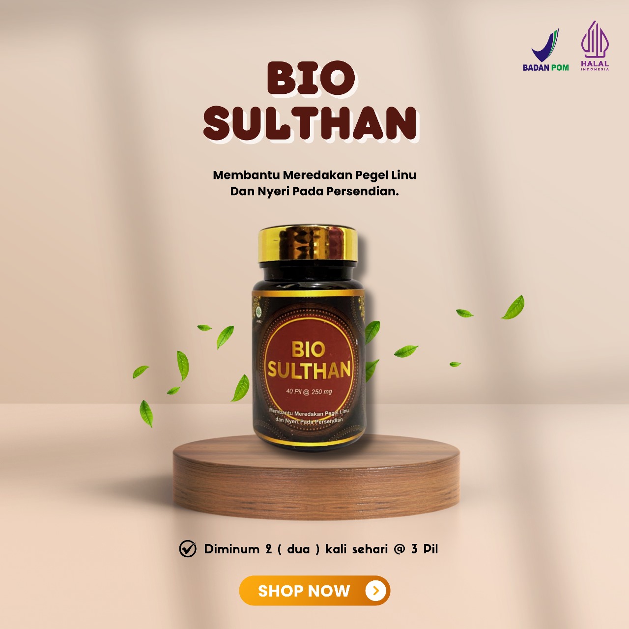 Bio Sulthan - Meredakan Pegal Linu dan Nyeri Persendian 
