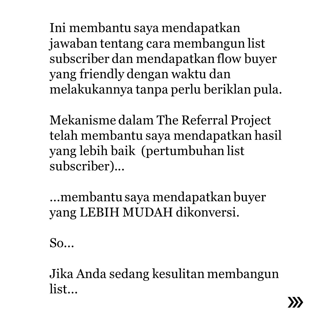 The Refferal Project