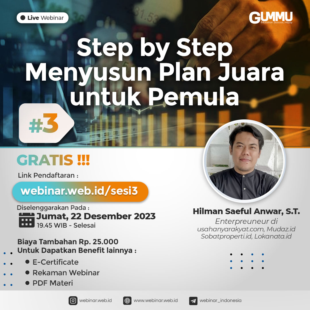 Step by Step Menyusun Business Plan Juara untuk Pemula (LIVE WEBINAR)