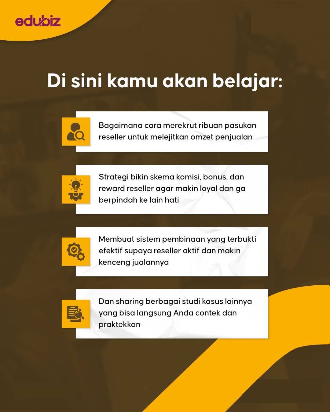 KELAS PASUKAN RESELLER - CARA MEREKRUT & MEMBINA RIBUAN PASUKAN ...