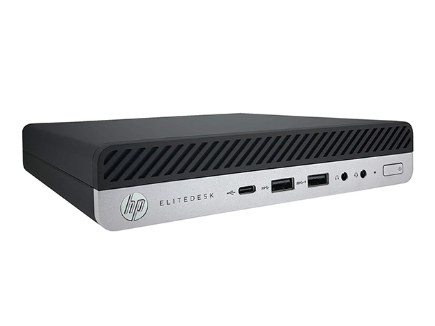 HP EliteDesk 800 G5 Mini Desktop i5-9500T 2.2GHz, 16GB RAM, 256GB SSD, Windows 10 Pro (Refurbished) + Accessories Bundle for $339